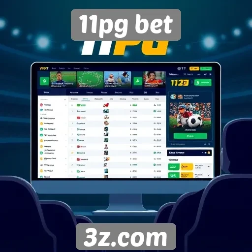 Interface e experiência do usuário no 11pg bet